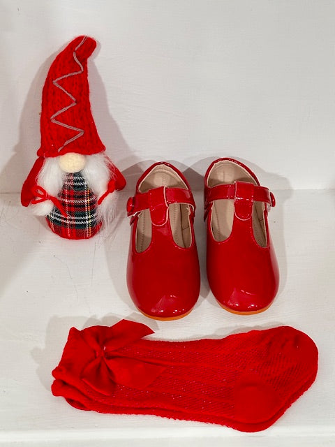 Red pram shoes hot sale