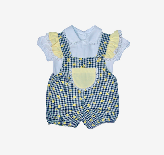 Daisy Checkered Two Piece Set