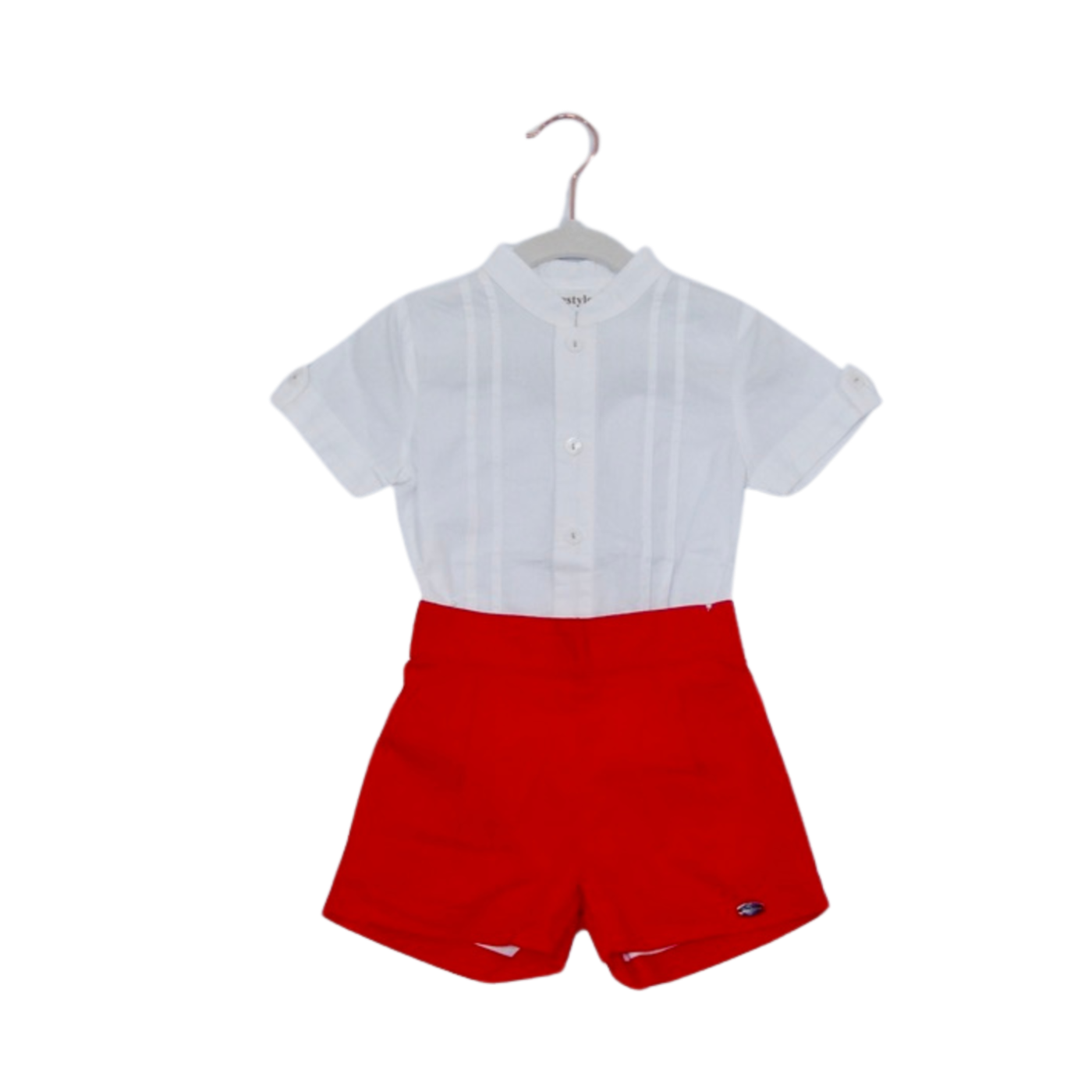 Mr. Red Button Down + Pants