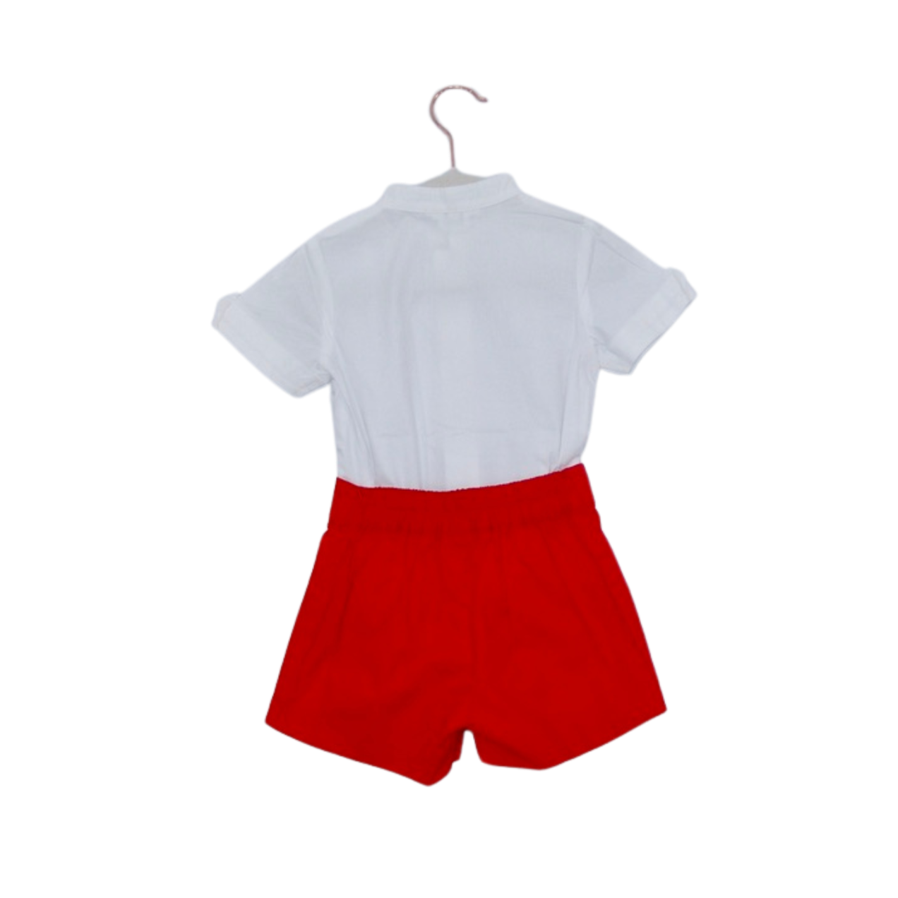Mr. Red Button Down + Pants